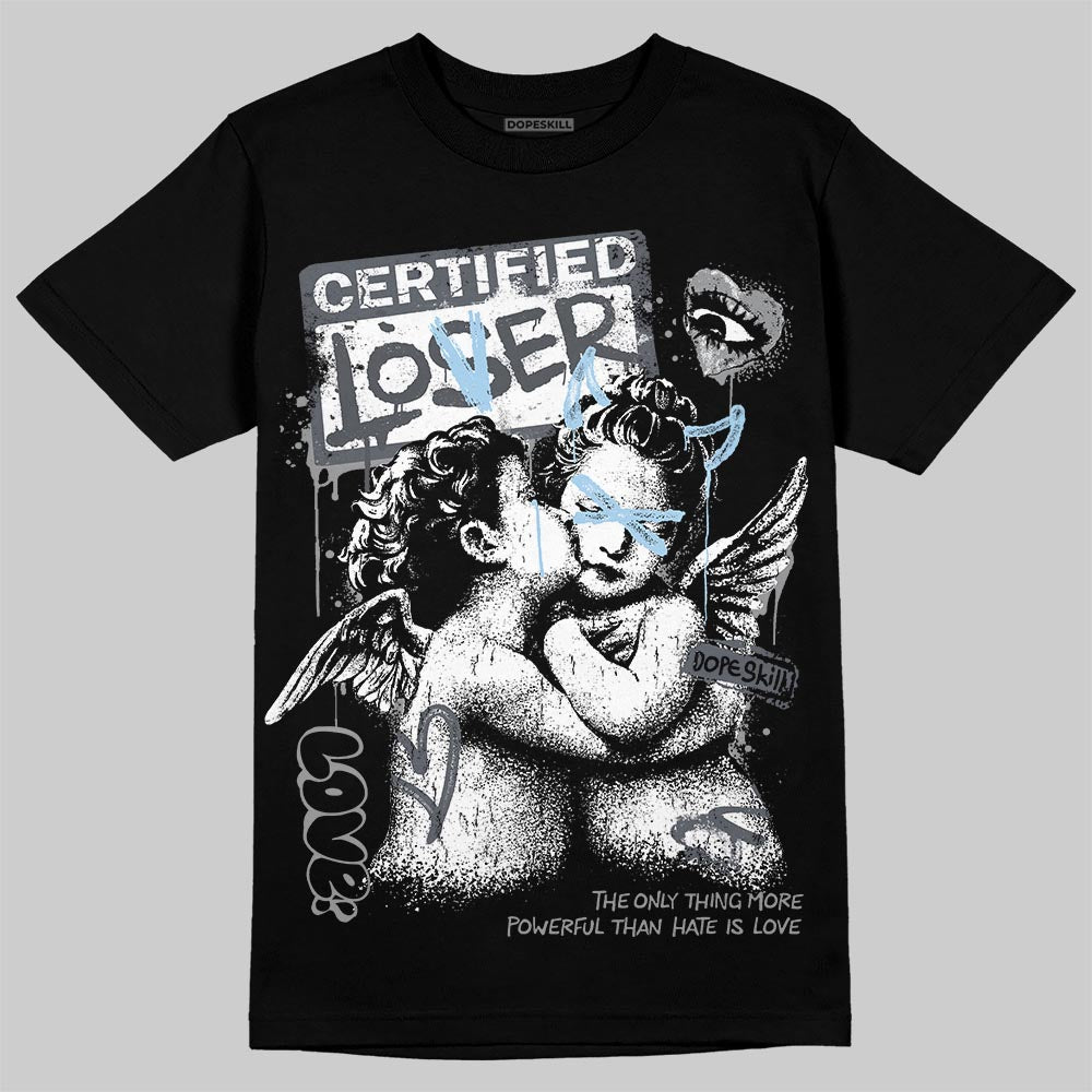 Jordan 5 Retro Wolf Grey (2026) DopeSkill T-Shirt Certified Lover Graphic Streetwear - Black