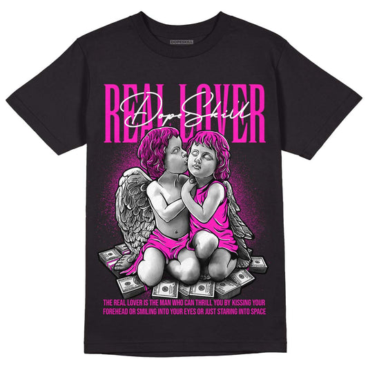 Dunk Low GS “Active Fuchsia” DopeSkill T-Shirt Real Lover Graphic Streetwear - Black