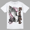 Dunk Low Smokey Mauve Playful Pink DopeSkill T-Shirt Trust God Graphic Streetwear - White 