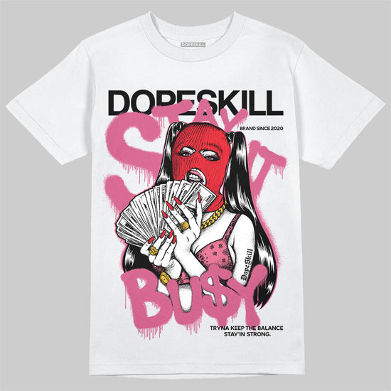 Diesel Pink S - Serendipity Pro-X1 Trainers DopeSkill T-Shirt Stay It Busy Graphic Streetwear - White