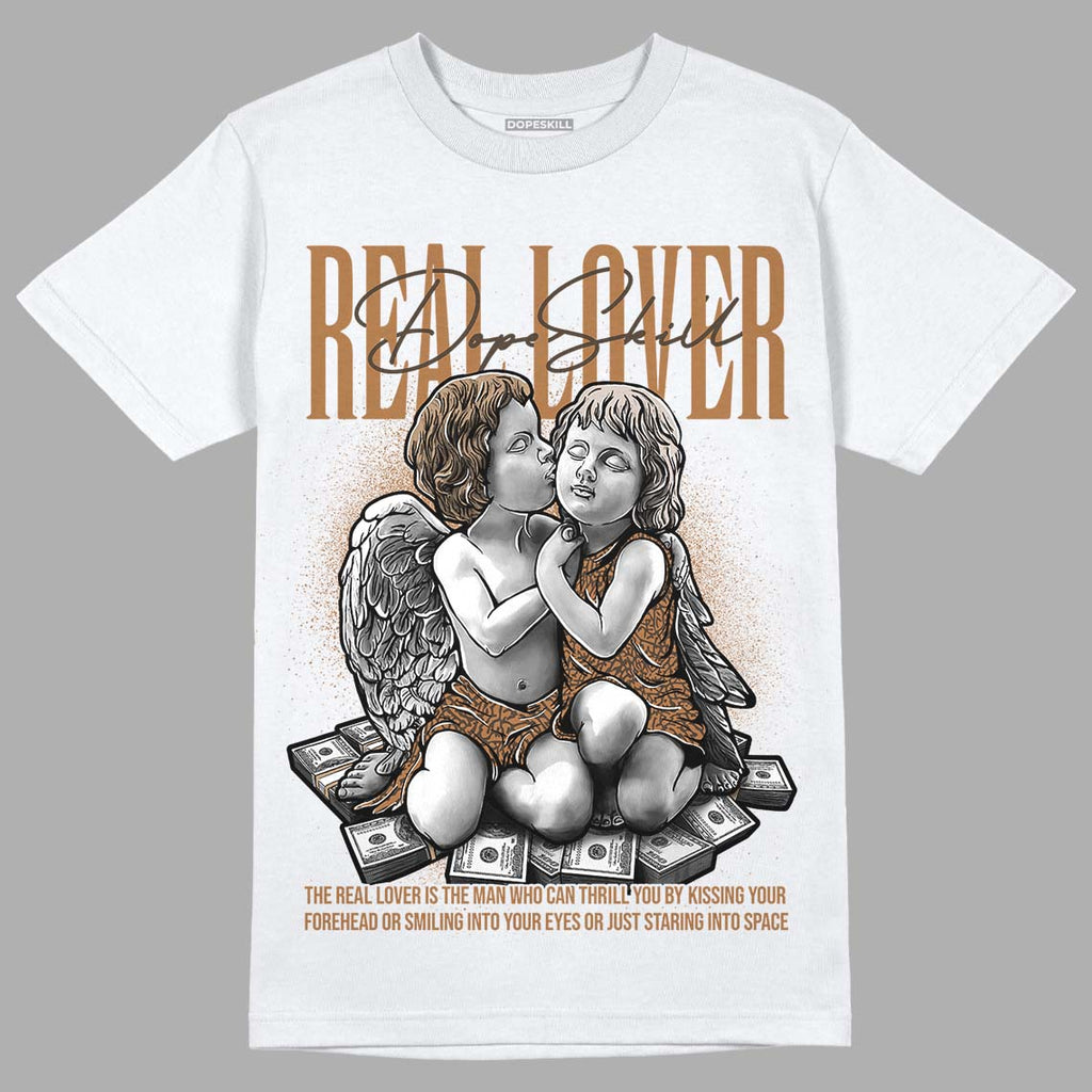 Jordan 3 Retro Palomino DopeSkill T-Shirt Real Lover Graphic Streetwear - White