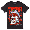 Jordan 6 Retro Toro Bravo DopeSkill T-Shirt Trippin Graphic Streetwear - Black