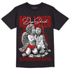 Jordan 1 Retro Low "Black Toe" DopeSkill T-Shirt Real Lover Graphic Streetwear - Black