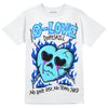 Dunk Low Argon DopeSkill T-Shirt Crying Heart Graphic Streetwear - White