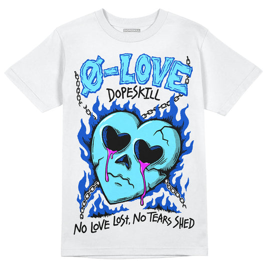 Dunk Low Argon DopeSkill T-Shirt No Love Graphic Streetwear - White