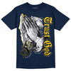 Dunk Low Vintage “Michigan” DopeSkill Midnight Navy T-Shirt Trust God Graphic Streetwear 