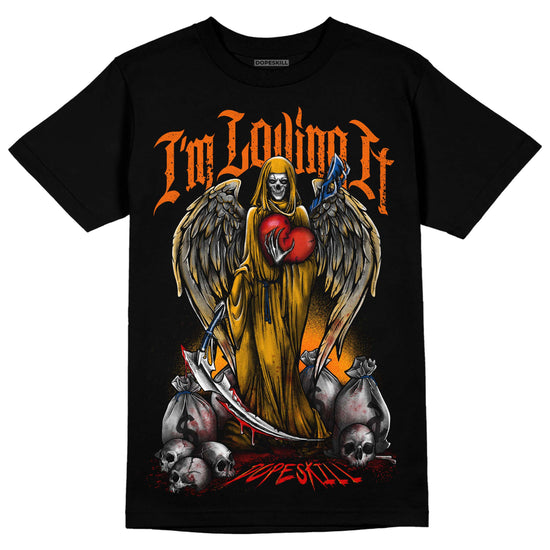 Dunk Blue Jay and University Gold DopeSkill T-Shirt New I'm Loving It Graphic Streetwear - Black