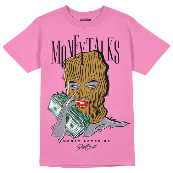 Parris Goebel x WMNS Dunk Low 'Playful Pink’ DopeSkill Pink T-shirt Money  Talks Graphic Streetwear 