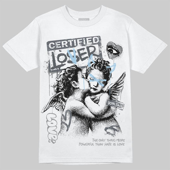 Jordan 5 Retro Wolf Grey (2026) DopeSkill T-Shirt Certified Lover Graphic Streetwear - White 