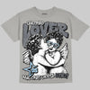 Jordan 5 Retro Wolf Grey DopeSkill T-Shirt Real Ones Choose Loyalty Graphic Streetwear - gravel
