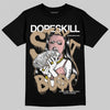 Nike Air Force 1 Low Canvas “Linen” DopeSkill T-Shirt Stay It Busy Graphic Streetwear - Black