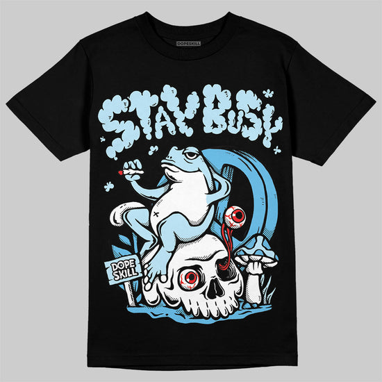 Jordan 11 Retro Legend Blue DopeSkill T-Shirt Stay Busy Graphic Streetwear - Black