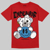 Jordan 5 Retro Fire Red Black Tongue (2025) DopeSkill T-Shirt Endeavor Graphic Streetwear - Red 