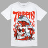 Jordan 6 Retro Toro Bravo DopeSkill T-Shirt Trippin Graphic Streetwear - White