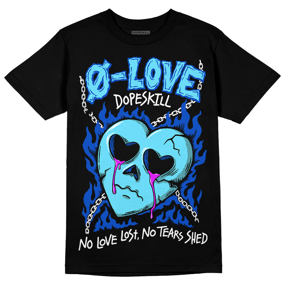 Dunk Low Argon DopeSkill T-Shirt Crying Heart Graphic Streetwear - Black