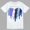 Jordan 5 SE “Georgetown” DopeSkill T-Shirt Slime Drip Heart Graphic Streetwear