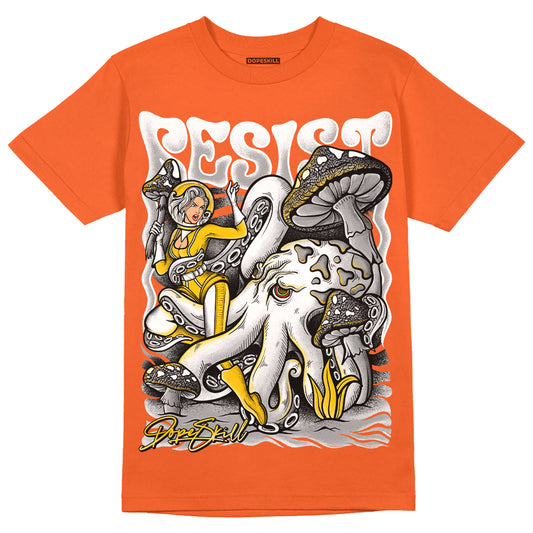 Jordan 3 Georgia Peach DopeSkill Orange T-shirt Resist Graphic Streetwear