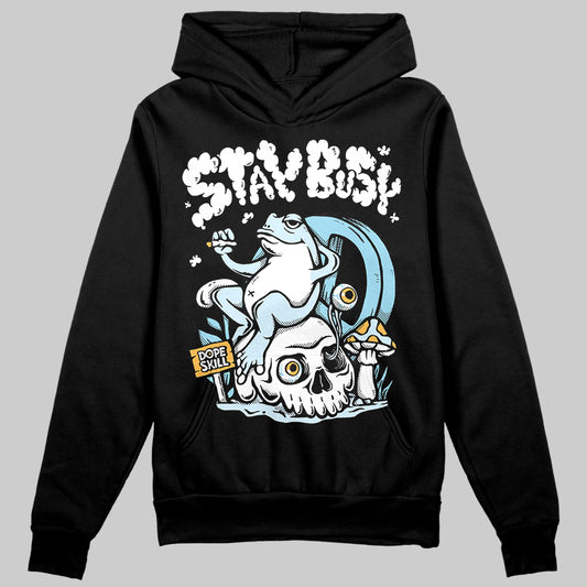 Vans Knu Stack Vintage Satin Dream Blue DopeSkill Hoodie Sweatshirt Stay Busy Graphic Streetwear - Black