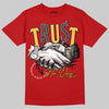 Jordan 14 Retro Ferrari (2025) DopeSkill T-Shirt Trust No One Graphic Streetwear - Red