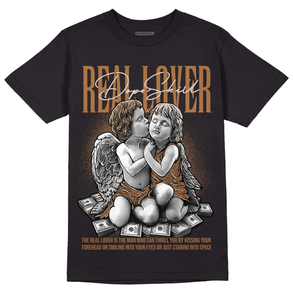 Jordan 3 Retro Palomino DopeSkill T-Shirt Real Lover Graphic Streetwear - Black