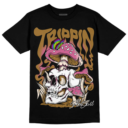 Dunk Low Just Do It “Bronzine/Playful Pink” DopeSkill T-Shirt Trippin Graphic Streetwear - Black 