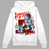 Jordan 6 Retro Toro Bravo DopeSkill Hoodie Sweatshirt Drip'n Never Tripp'n Graphic Streetwear - White