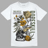 Jordan 4 Retro SE Craft Medium Olive DopeSkill T-Shirt Side Hustle Graphic Streetwear - White 