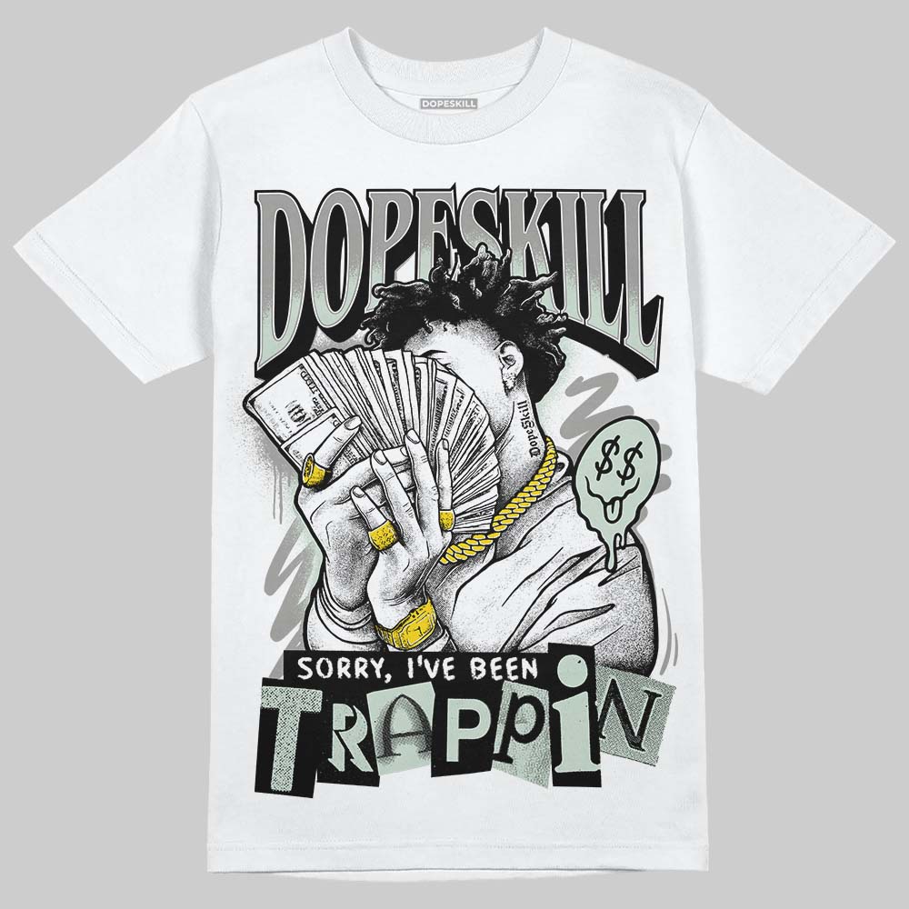 Jordan 1 Retro Low OG Year of the Snake (2025) DopeSkill T-Shirt Sorry I've Been Trappin Graphic Streetwear - White