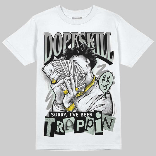 Jordan 1 Retro Low OG Year of the Snake (2025) DopeSkill T-Shirt Sorry I've Been Trappin Graphic Streetwear - White