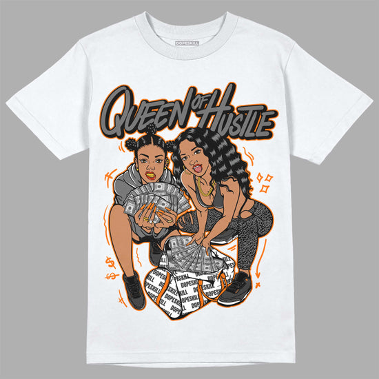 Jordan 3 Retro 'Fear Pack' DopeSkill T-Shirt Queen Of Hustle Graphic Streetwear - White