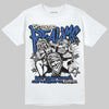 Jordan 1 Low Travis Scott x Fragment DopeSkill T-Shirt Distorted Realms Graphic Streetwear - WHite 