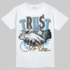 Jordan 4 Denim “Worn Blue” DopeSkill T-Shirt Trust No One Graphic Streetwear - White