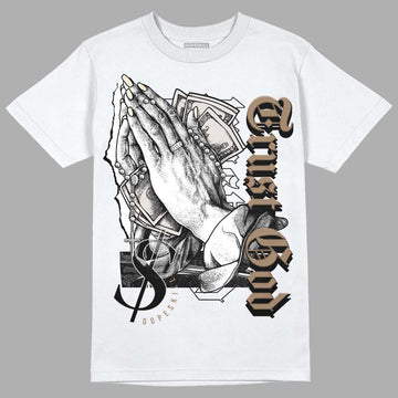 Jordan 5 SE “Sail” DopeSkill T-Shirt Trust God Graphic Streetwear - White