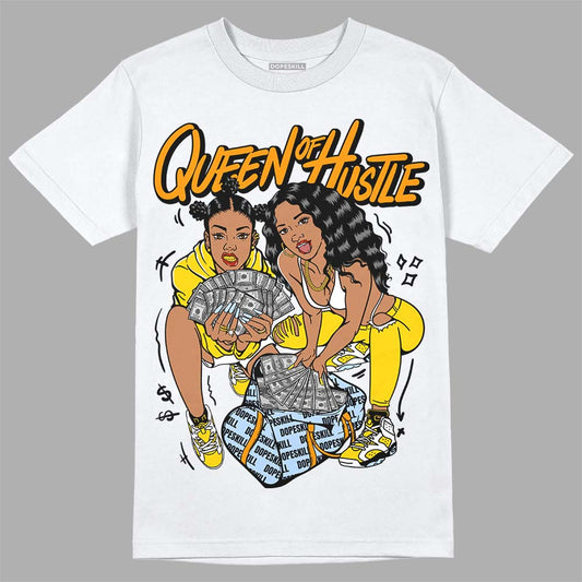 Jordan 6 “Yellow Ochre” DopeSkill T-Shirt Queen Of Hustle Graphic Streetwear - White 