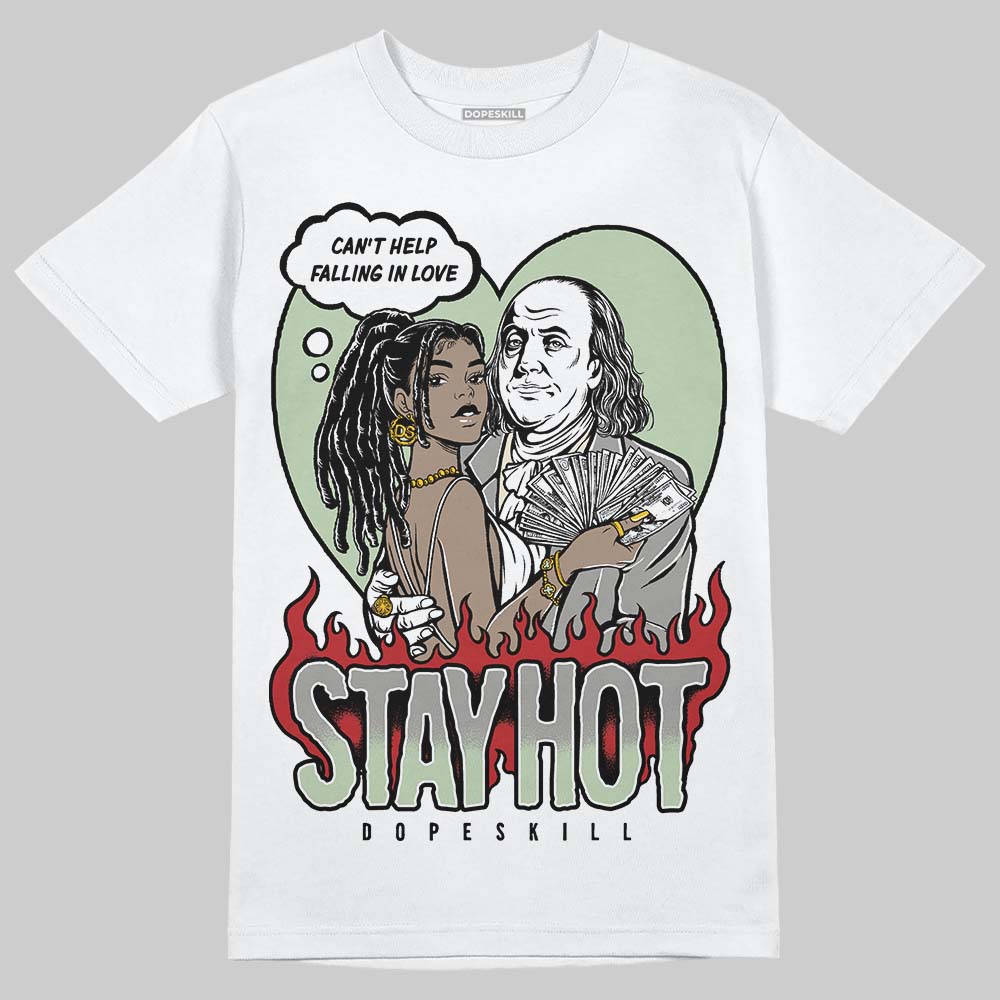 Jordan 4 WMNS “Seafoam” (2025) DopeSkill T-Shirt Stay Hot Graphic Streetwear - White