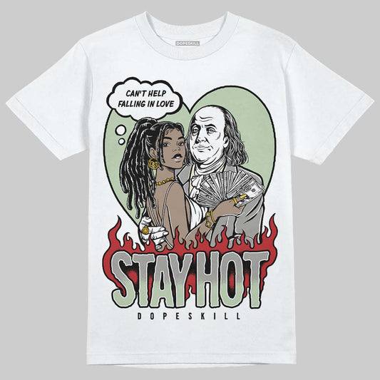 Jordan 4 WMNS “Seafoam” (2025) DopeSkill T-Shirt Stay Hot Graphic Streetwear - White