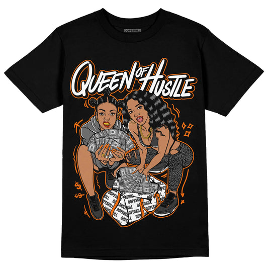 Jordan 3 Retro 'Fear Pack' DopeSkill T-Shirt Queen Of Hustle Graphic Streetwear - Black