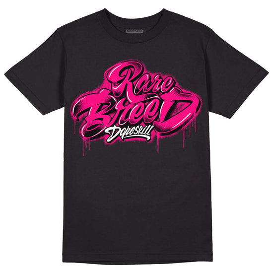 Jordan 1 Low GS “Fierce Pink” Dopeskill T-Shirt Rare Breed Type Graphic Streetwear - Black