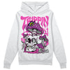 Jordan 4 GS “Hyper Violet” DopeSkill Hoodie Sweatshirt Trippin Graphic Streetwear - White