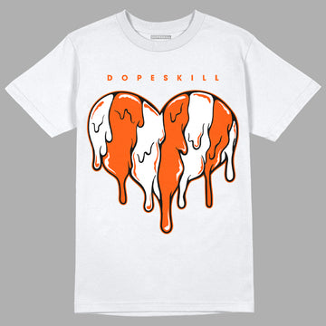 MSCHF Super Normal 2 Orange Milk DopeSkill T-Shirt Slime Drip Heart Graphic Streetwear - White