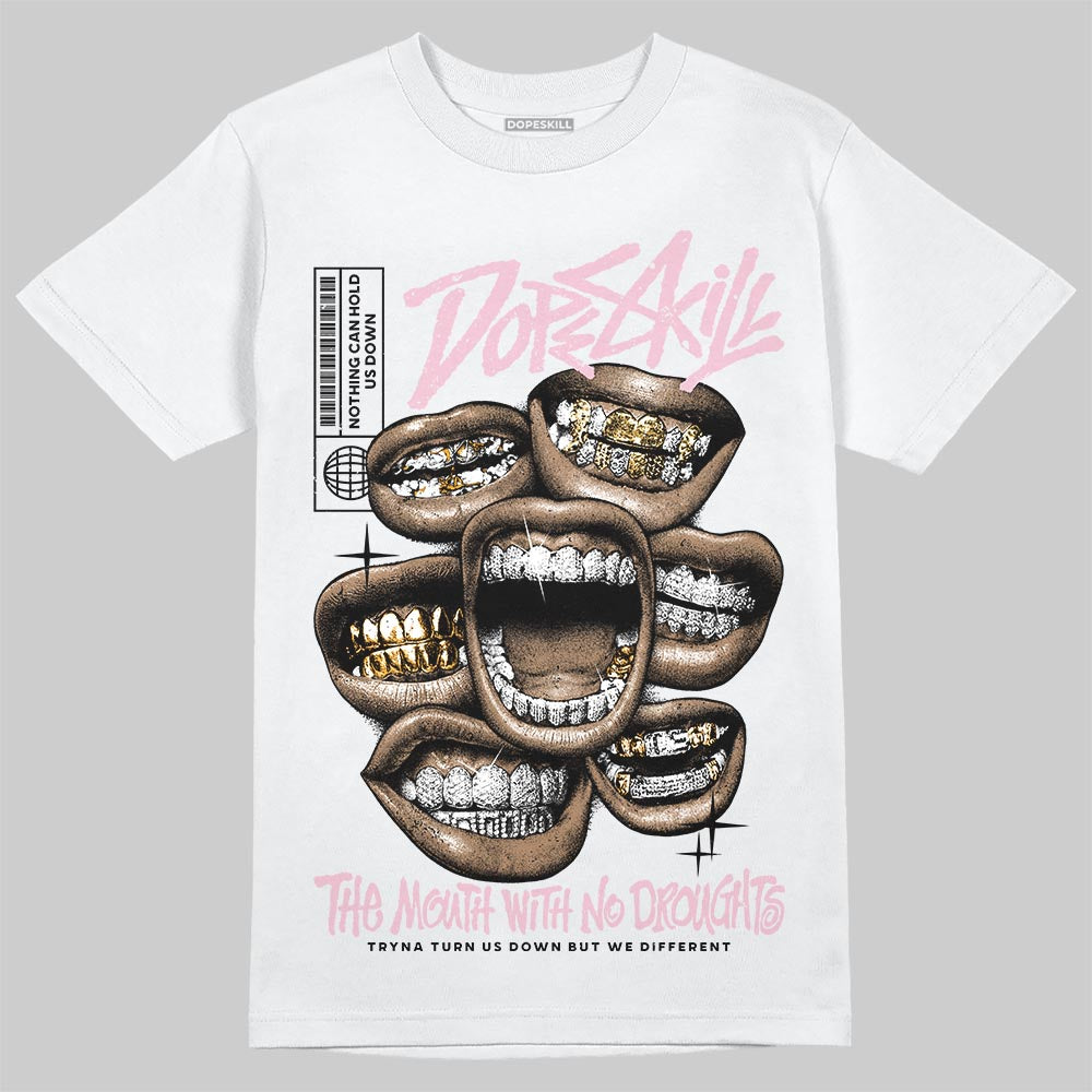 Jordan 5 OG “35th Anniversary” DopeSkill T-Shirt The Mouth With No Droughts Graphic Streetwear - White