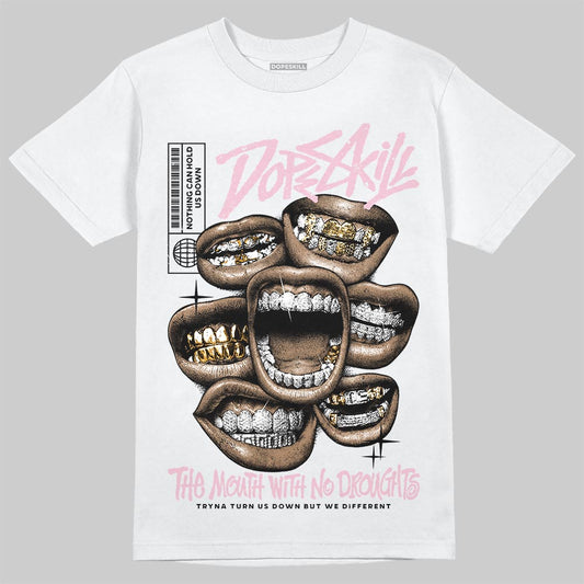 Jordan 5 OG “35th Anniversary” DopeSkill T-Shirt The Mouth With No Droughts Graphic Streetwear - White