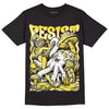 Jordan 11 Low 'Yellow Snakeskin' DopeSkill T-Shirt Resist Graphic Streetwear - Black