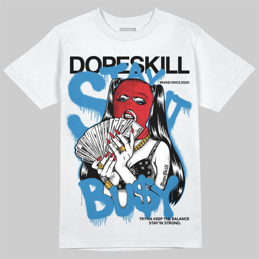 Jordan 3 Retro OG Rare Air DopeSkill T-Shirt Stay It Busy Graphic Streetwear - White
