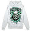 Jordan 1 High OG Green Glow DopeSkill Hoodie Sweatshirt Trapped Halloween Graphic Streetwear - White