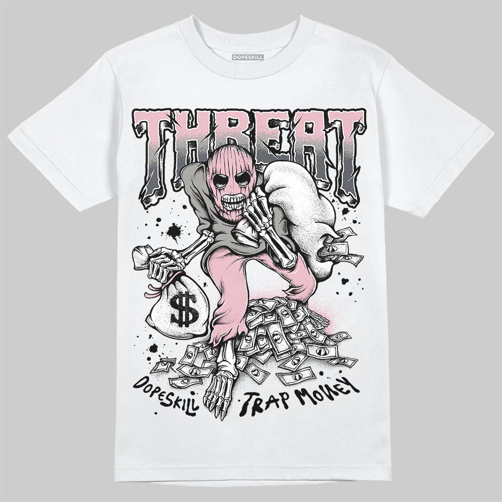Air Max 95 OG “Pink Foam” DopeSkill T-Shirt Threat Graphic Streetwear - White