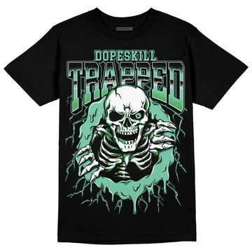 Jordan 1 High OG Green Glow DopeSkill T-Shirt Trapped Halloween Graphic Streetwear - Black