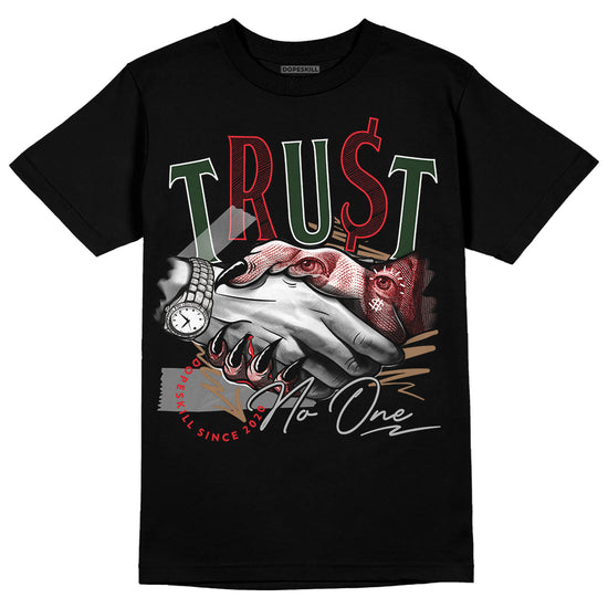 Dunk Low Freddy Krueger DopeSkill T-Shirt Trust No One Graphic Streetwear - Black 