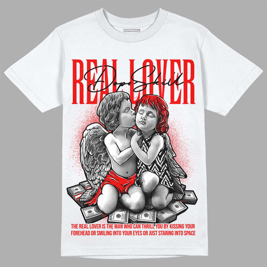 Jordan 12 “Cherry” DopeSkill T-Shirt Real Lover Graphic Streetwear - White