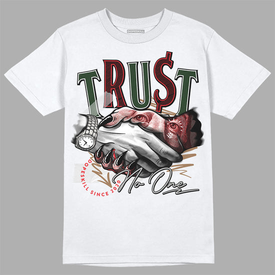 Dunk Low Freddy Krueger DopeSkill T-Shirt Trust No One Graphic Streetwear - White 